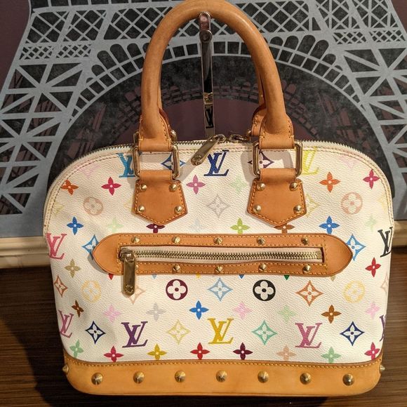 Louis Vuitton Handbags - Louis Vuitton Takashi Murakami 2003 Alma PM